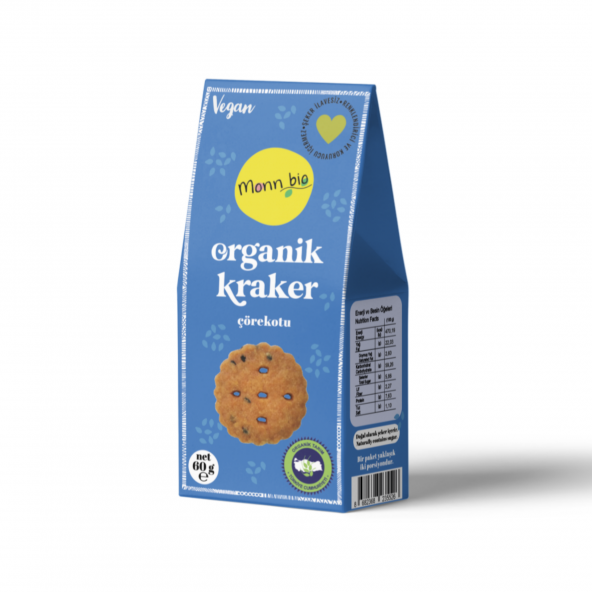 Monn Bio Organik Çörekotlu Kraker - 60 G