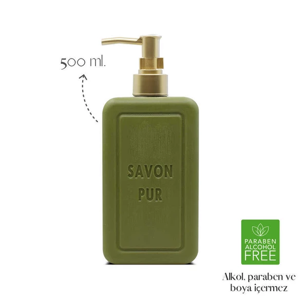 Savon De Royal Savon Pur Luxury Vegan Sıvı Sabun Yeşil 500 ml - 6