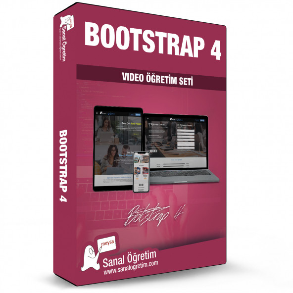 Bootstrap 4 - Sıfırdan İleri Seviye Video Ders Eğitim Seti