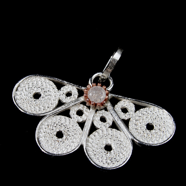 Yarım Papatya Kolye Ucu ürün görseli 1