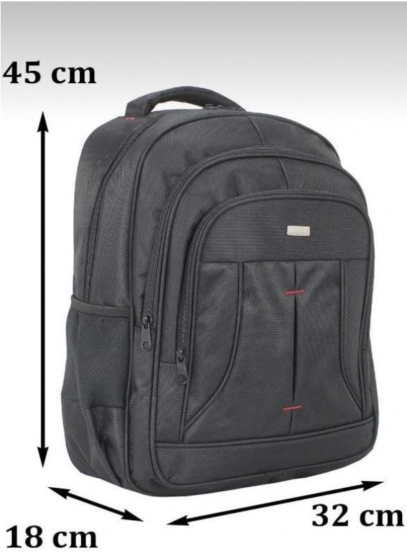 Laptop Sırt Çantası 17.3 İnç Sünger Destekli Darbe Emici 8683255012037 - 2