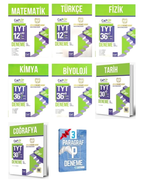 TYT ÇAP Matematik Türkçe Fizik Kimya Biyoloji  Sosyal Tarih Coğrafya Deneme