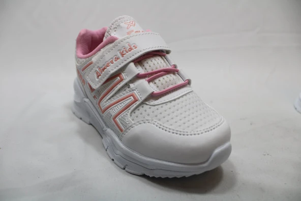 Almera Cırt Cırtlı Beyaz Patik Çocuk Spor Ayakkabısı