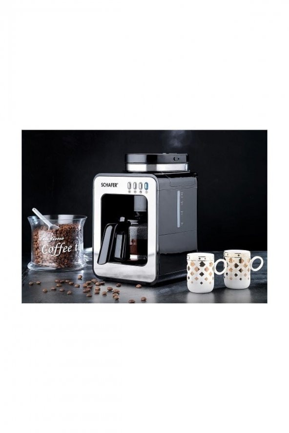 Schafer Barista Öğütücülü Filtre Kahve Makinesi