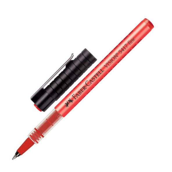 Faber-Castell Vi̇si̇on 5417 Roller Kalem Kirmizi 0.4mm