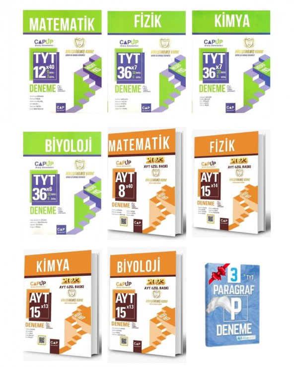 TYT ve AYT ÇAP Matematik Fizik Kimya ve Biyoloji Deneme
