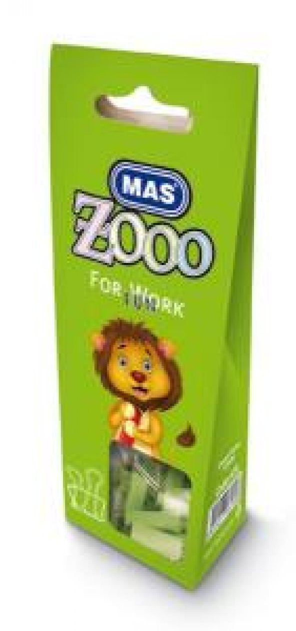 Mas Zooo - Karton Pakette Omega Kıskaç - No:25 - Yeşil