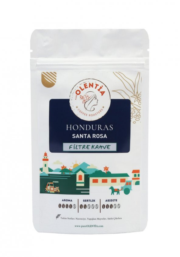 Pure OLENTİA HONDURAS Santa Rosa Filtre Kahve 250 Gr (ÖĞÜTÜLMÜŞ)