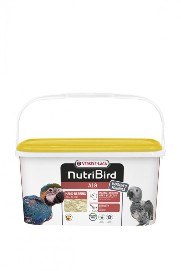Nutribird A19 Elle Besleme Maması 3kg Kapalı Ambalaj