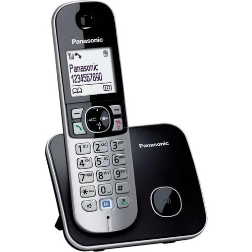 Panasonic KX-TG6811 Dect Telefon Siyah - 2