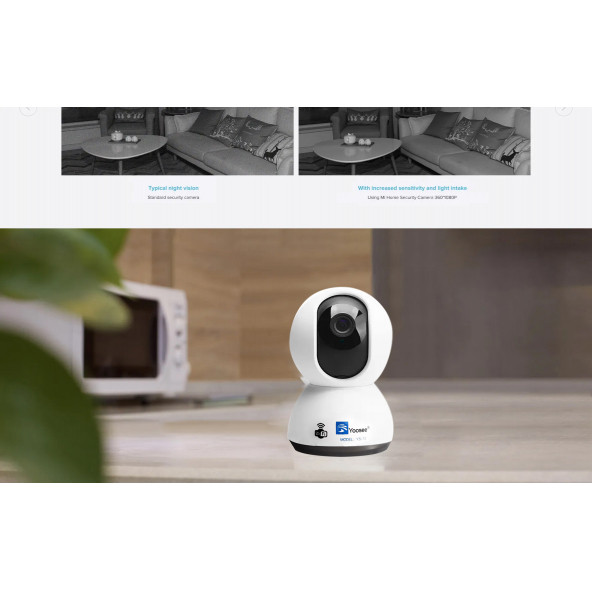 Mini Ev bebek Kamerası 1080 p Full HD gece görüş IP wifi nesne takipli kamera - 4