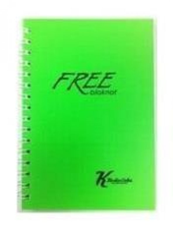 Keskin Color A6 Free Office 80 Kareli Yaprak Yandan Spiralli Bloknot - 4