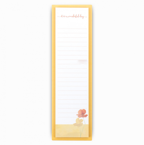 Victorias Journal 5.5x18.5cm Morning Dew Yellow Slim Sticker Planlayıcı