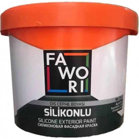 Fawori Silikonlu Dış Cephe Boyası 15Lt RENK SEÇİNİZ