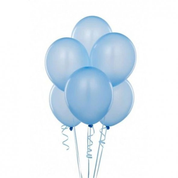 Mavi Balon 12" İnç 10 lu Balon