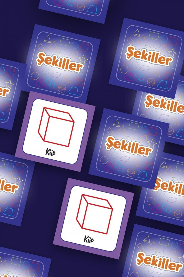 Şekiller Eşleştirme Hafıza Kart Oyunu - 3