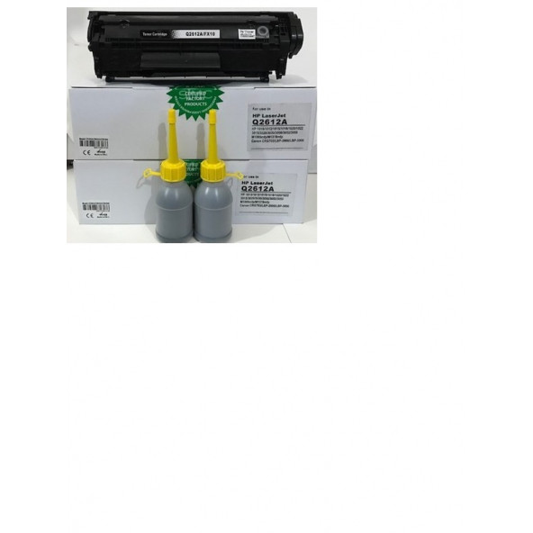 Hp 12A 1010 Kolay Dolan 2 Li Toner - 1