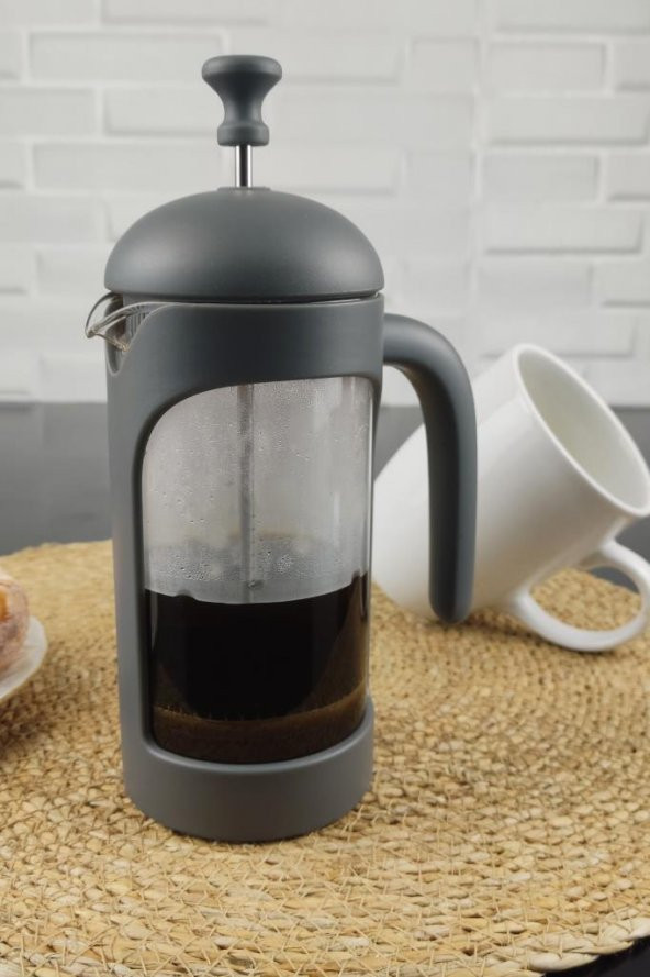 Digithome 350 Ml Cam French Press Gri  - THN64602 - HYT - 2