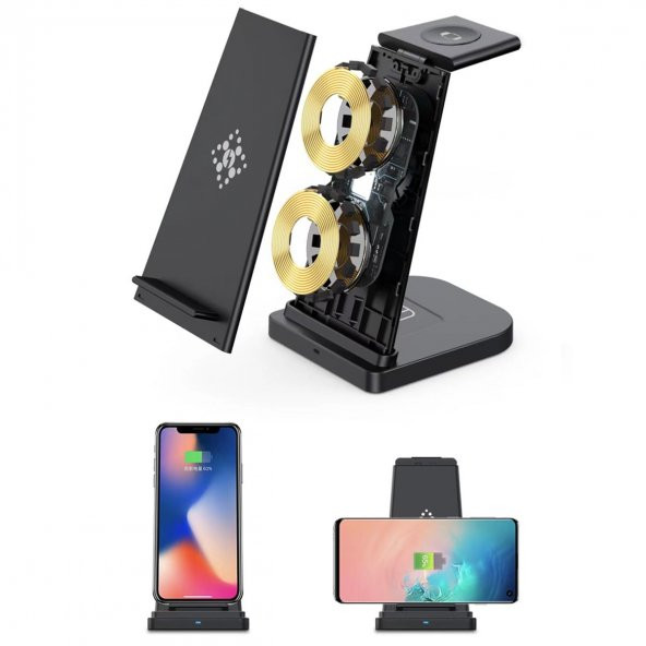 3ü 1 arada Samsung Kablosuz Şarj Cihazı İstasyonu - 5