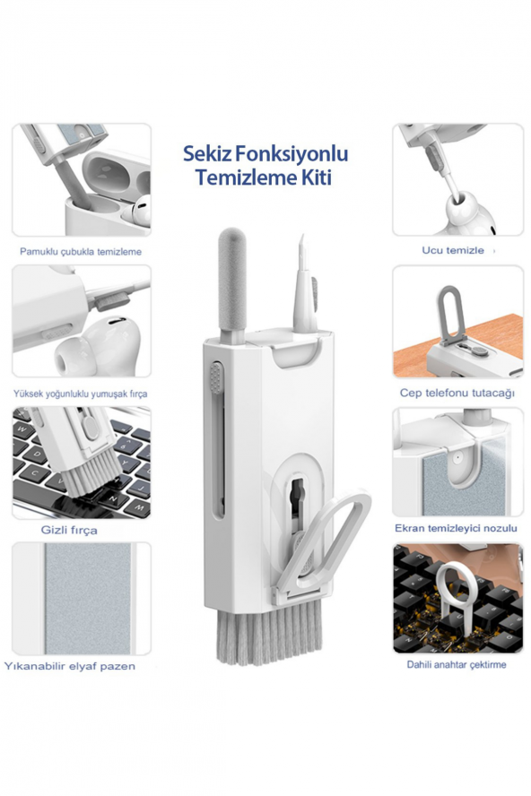 Cleaning Stick Çok Fonksiyonlu Temizleme Fırçası - 6