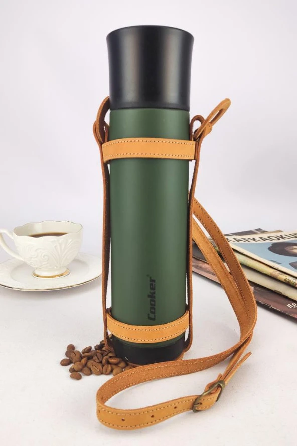 Digithome Soldier Paslanmaz Çelik Termos 0,50 Lt Yeşil - CKR2062 - 2