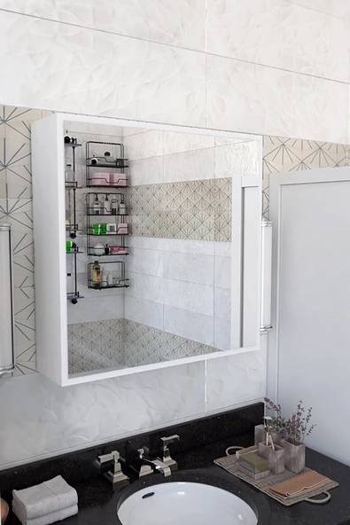 FORAHOME Aynalı Banyo Dolabı Ecza Dolabı