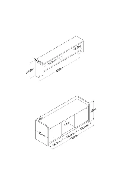 FORAHOME Orca Vestiyer Portmanto Ayakkabılık - 6