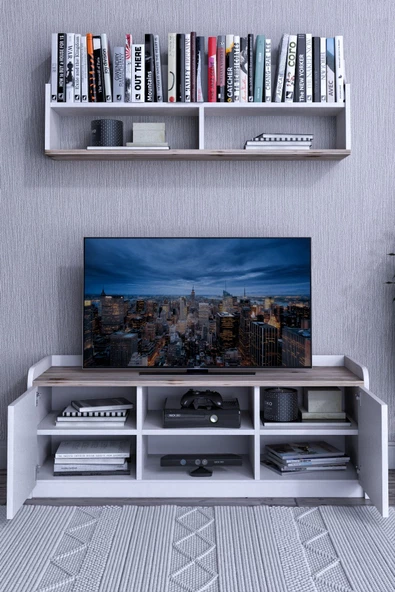 FORAHOME Oreon Tv Ünitesi Kitaplıklı Televizyon Sehpası - 2