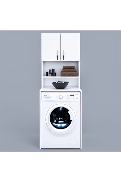FORA Deep Banyo Dolabı Çamaşır Makinesi Dolabı 22tek666 Banyo Dolabı - 3