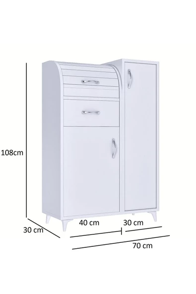 FORAHOME Portal Kiler Dolabı Ekmeklik - 2