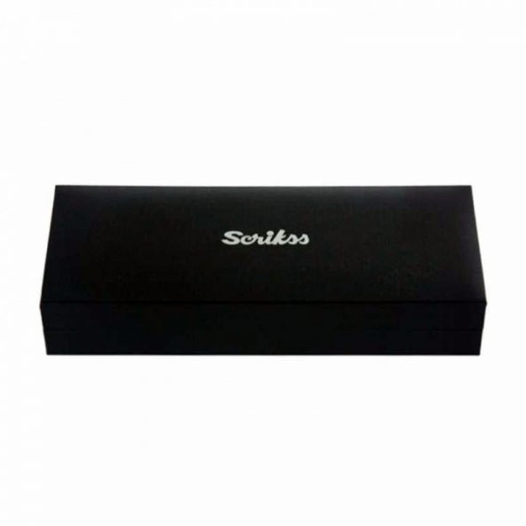 Scrikss 722W Balıksırtı DolmaKalem+Tükenmez Kalem Krom - 4