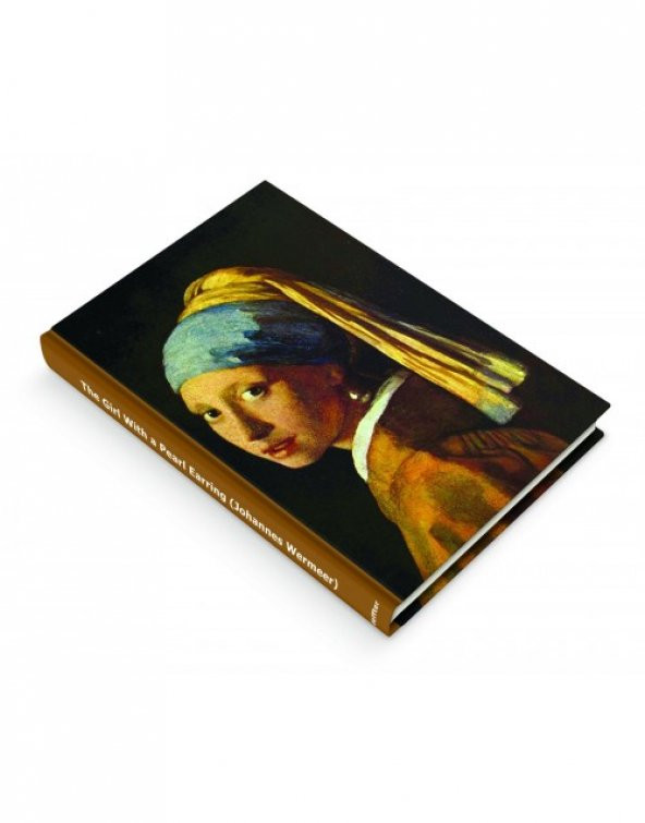 Deffter Art Of World Johannes Vermeer The Girl Wiht A Pearl Earring 96 Yaprak Çizgili Sert Kapak