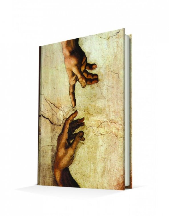 Deffter Art Of World The Creation Of Adam 96 Yaprak Çizgili Sert Kapak Defter - 2