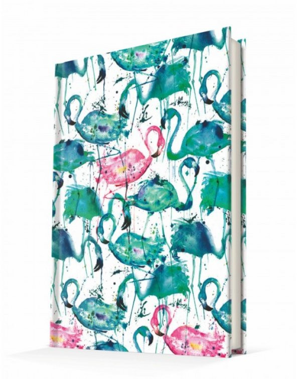 Deffter Flamingos 96 Yaprak Çizgili Sert Kapak Defter - 2