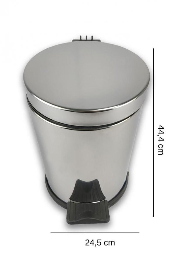 Digithome Mutfak Çelik Çöp Kovası 16 lt - 406 - Resim 5