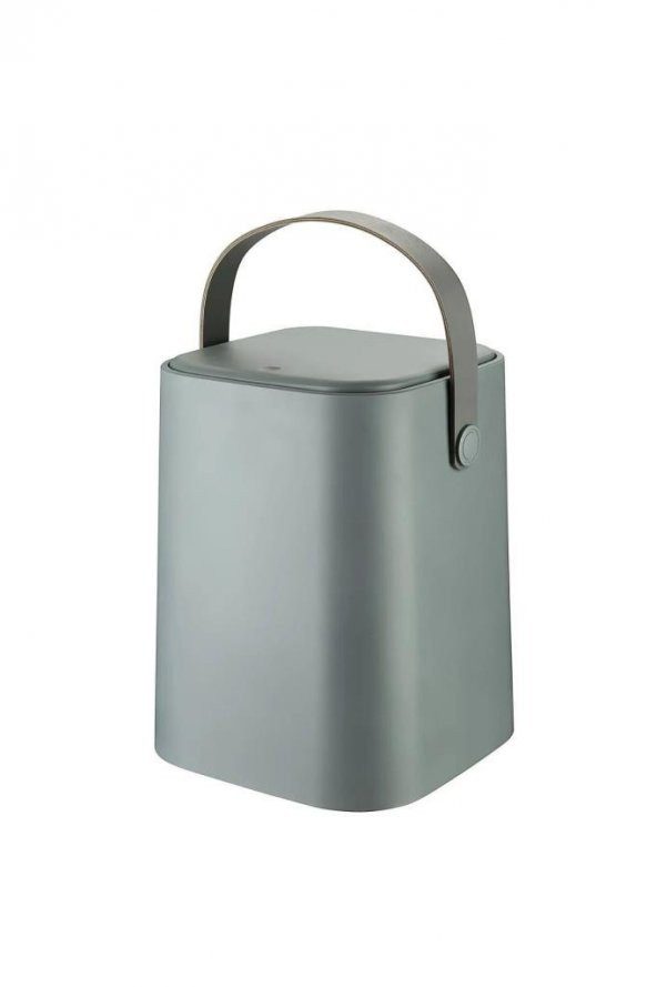 Digithome Tutma Saplı Sihirli İç Kovalı Tezgah Üstü Mutfak Çöp Kovası 4 Lt Antrasit – TVP692-16 - 3