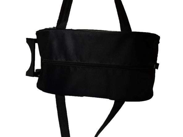 Bene Siyah Büyük Boy Kumaş Valiz Seyahat Çantası 001 - 4