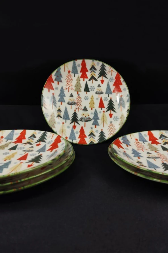 Digithome 6’lı Deniz Form Pasta Tabağı 19 Cm – TL4025918 - 3