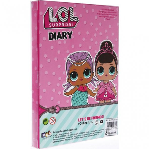 Keskin Color L.O.L. 13x18cm Magnetli Kutulu Bloknot - 5