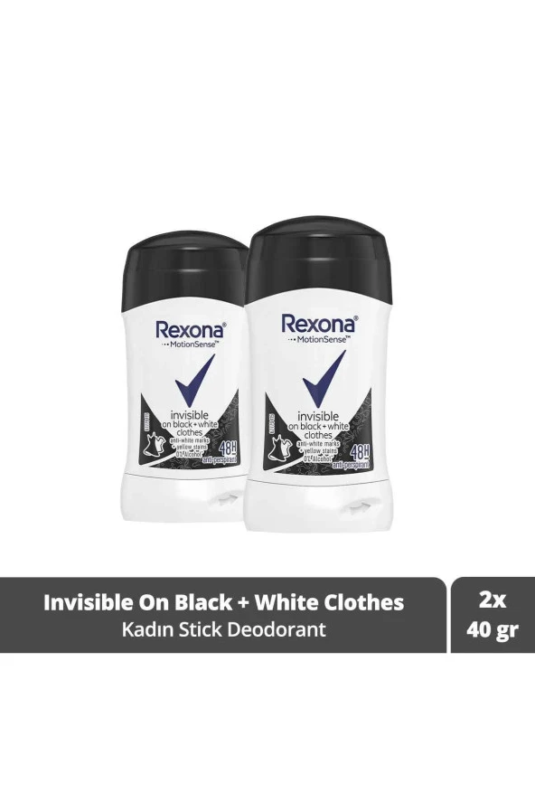 Rexona Kadın Deodorant Stick Invisible Diamond 40 ml  x 2 Adet