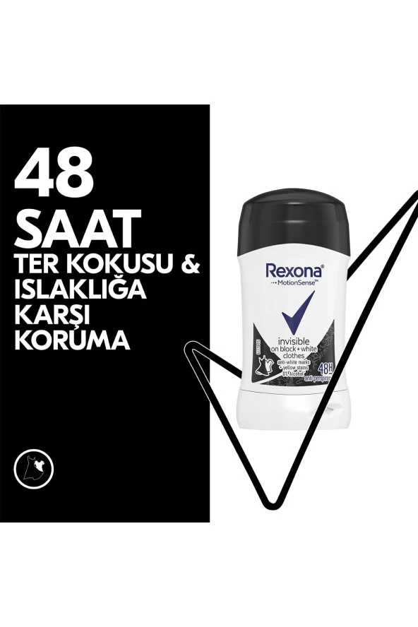 Rexona Kadın Deodorant Stick Invisible Diamond 40 ml  x 2 Adet - Resim 3