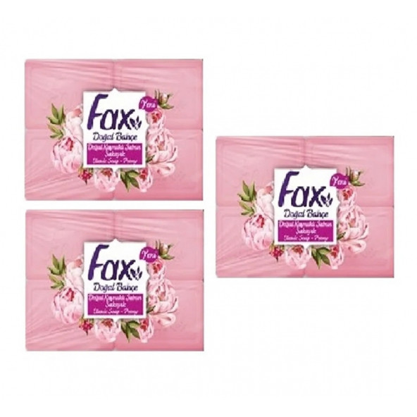 Fax Banyo Sabunu Şakayık  Klasik Saf Sabun 12x125 Gr - 1