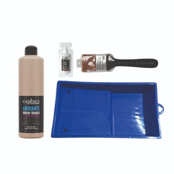 CADENCE AMBIENTE 250 ML KARTON ISLAK ZEMİN BOYA SETİ ürün görseli 1