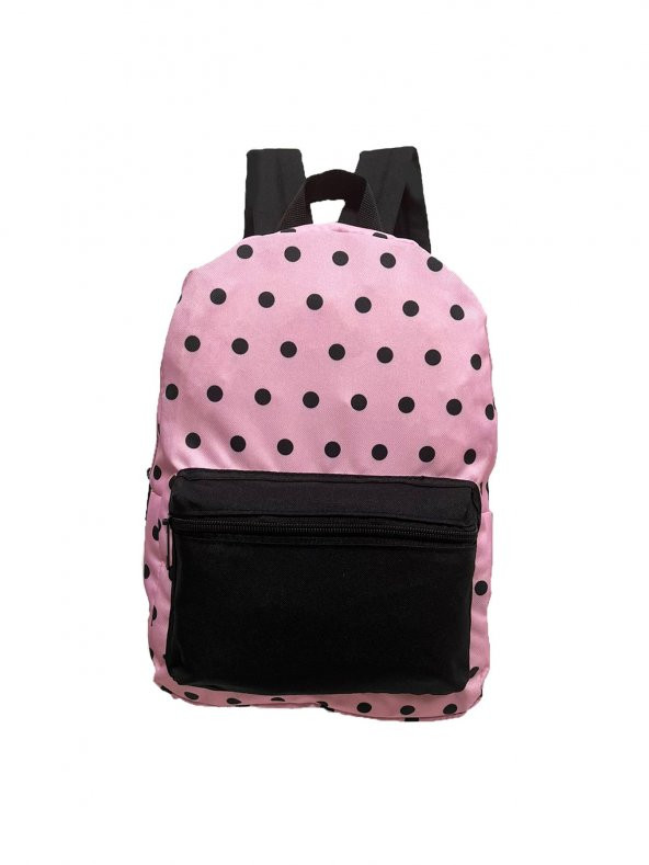 BENE Siyah Benekli Mini Sırt Çantası