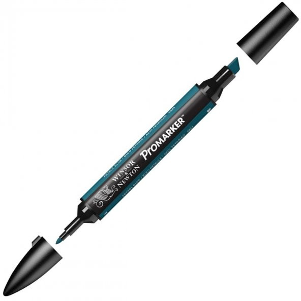 Winsor Newton Letraset Promarker Kalem C824 Petrol Blue - 5