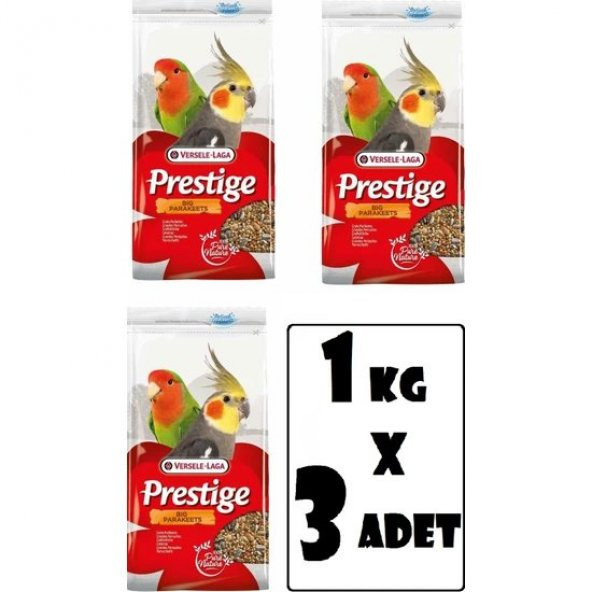 Versele Laga Paraket Sultan Cennet Papağanı Yemi 1 kg x 3 Adet