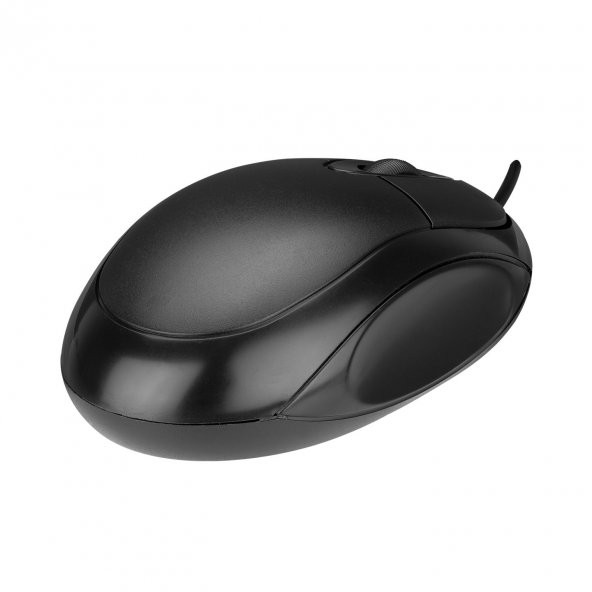 EVEREST SM-385 USB SİYAH 800DPI OPTİK MOUSE TAK ÇALIŞTIR KABLOLU PC MOUSE - 3