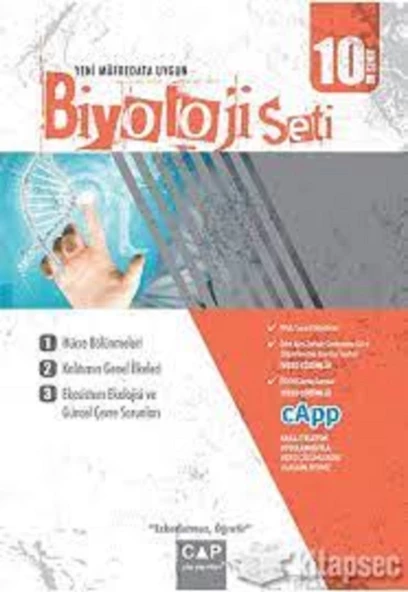 10. Sınıf Anadolu Lisesi Biyoloji Seti Çap Yayınları