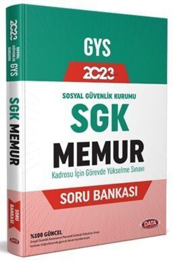Data Yayınları 2023 SGK Memur Soru Bankası - 2