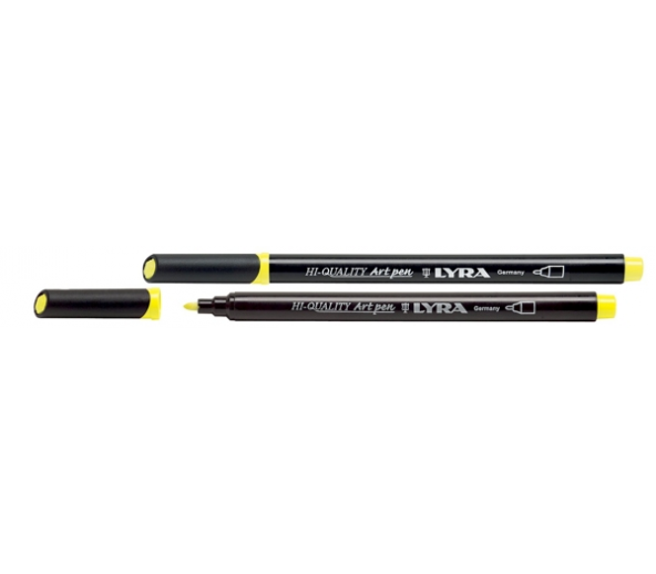 Lyra Hi̇-quali̇ty Art Pen Çi̇zi̇m Ve Boyama Kalemi̇ Florasan Sarı L6750304